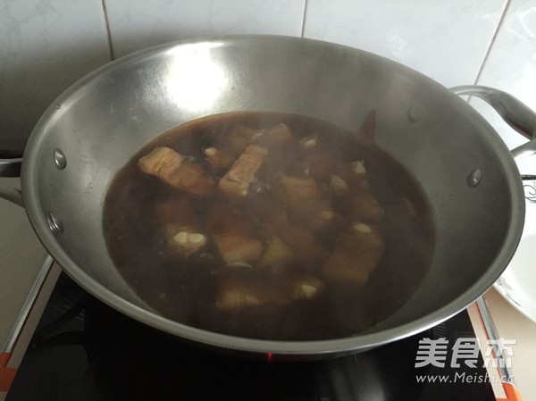 五花肉焖扁豆的做法步骤：5