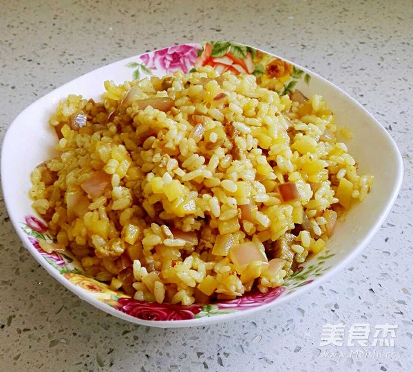 咖喱炒饭的做法步骤:8