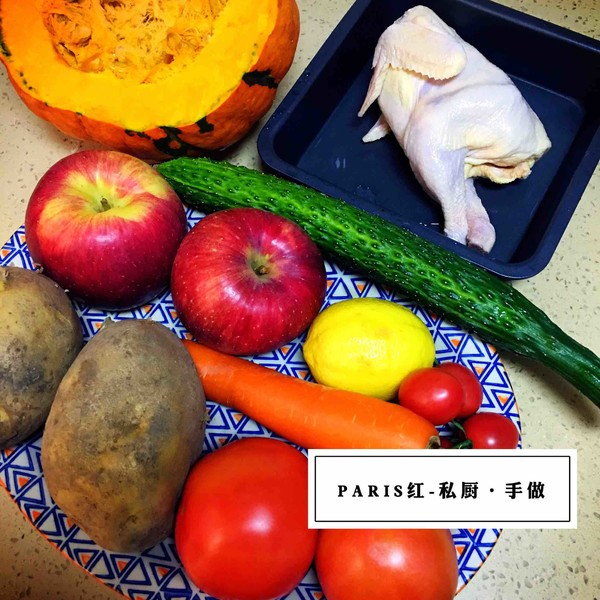美式烤鸡的做法步骤：1
