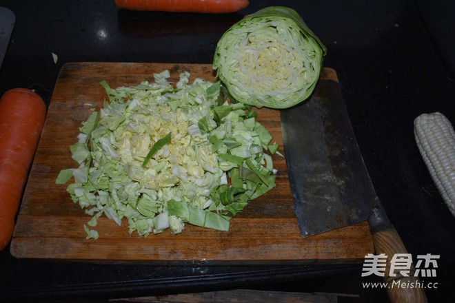 三丁炒饭的做法步骤:10