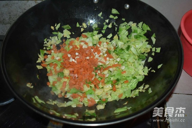 三丁炒饭的做法步骤:10