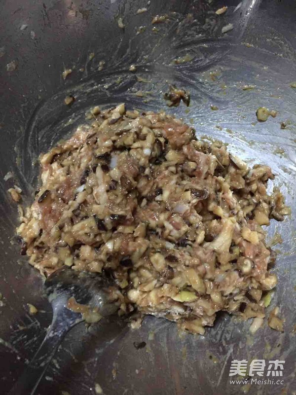 香菇肉包的做法步骤:8