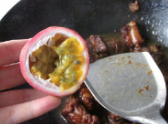 百香果烧排骨的做法步骤:8