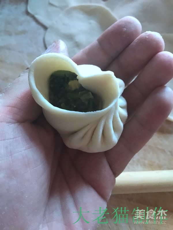 萝卜缨包子的做法步骤：13
