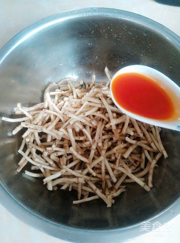 凉拌鱼腥草的做法步骤:3