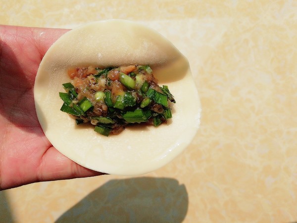 韭菜蒸饺的做法步骤:10