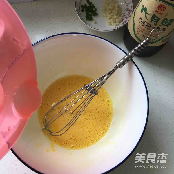 豆腐肉末蒸蛋的做法步骤：3