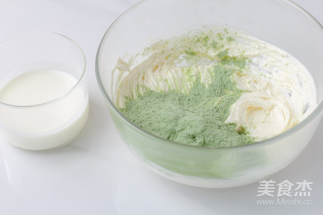一口一个のmini抹茶蜜豆马芬的做法步骤:8