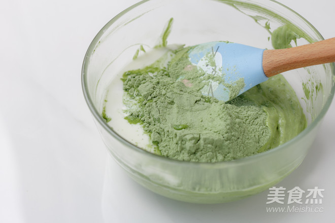 一口一个のmini抹茶蜜豆马芬的做法步骤:10
