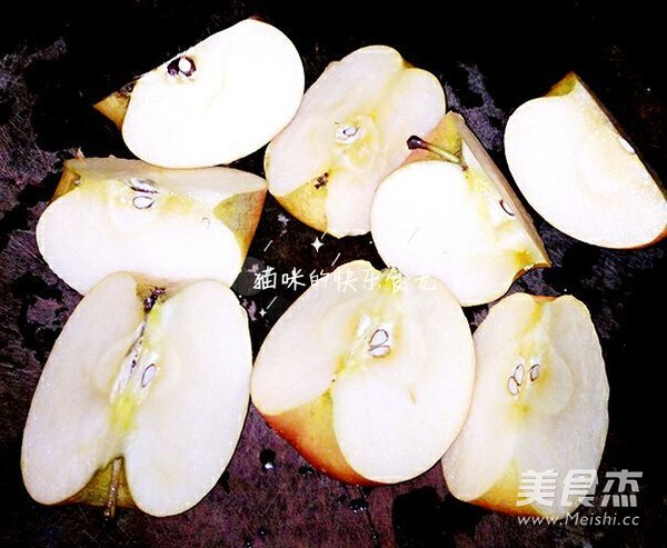 烤苹果片的做法步骤:2