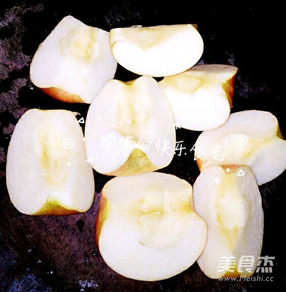 烤苹果片的做法步骤:3