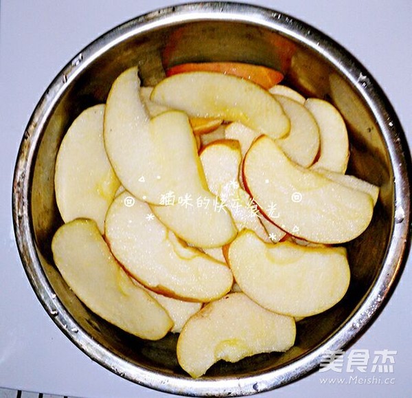 烤苹果片的做法步骤:4
