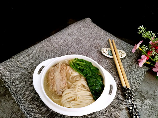 清汤排骨面的做法步骤:7