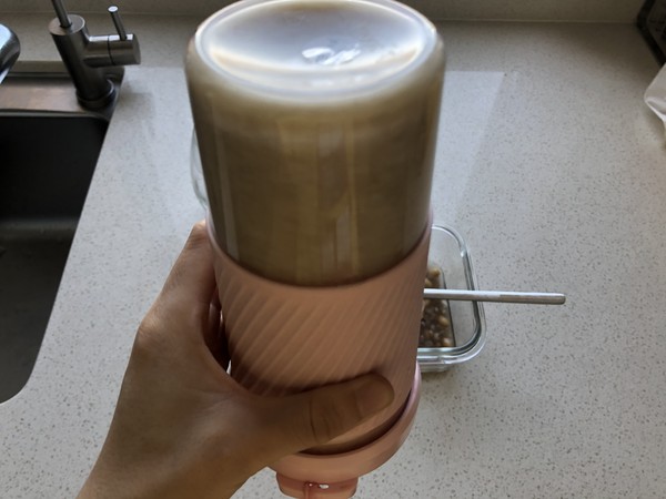 一分钟打香浓豆浆的做法步骤:4