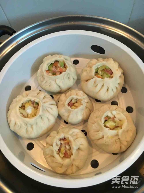 包菜包子的做法步骤:9