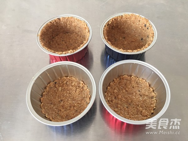 橙香鸟巢芝士蛋糕的做法步骤:3