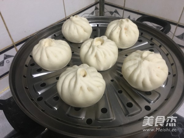胡萝卜鸡蛋素包的做法步骤：14