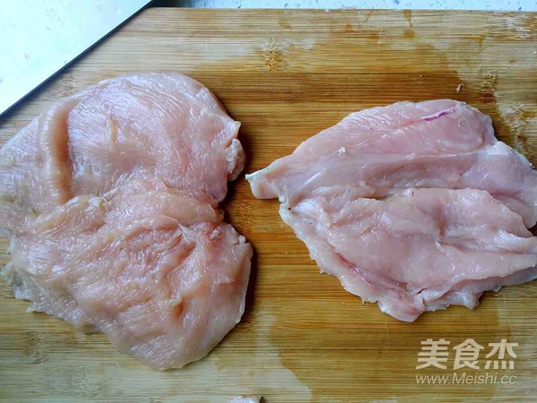 香酥大鸡排的做法步骤：2