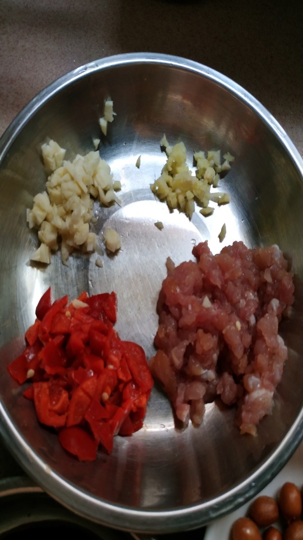 肉沫豆腐的做法步骤:2