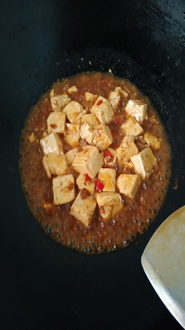 肉沫豆腐的做法步骤:8