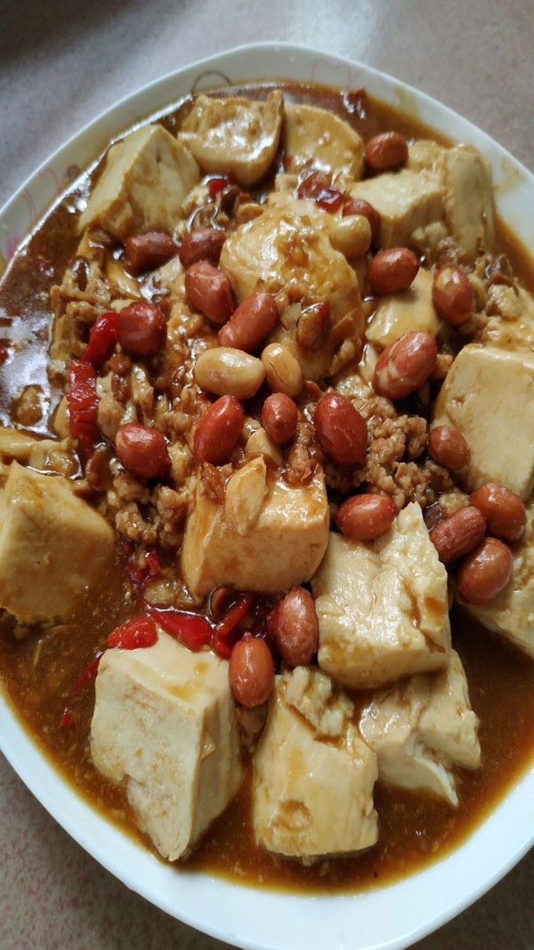 肉沫豆腐的做法步骤:9