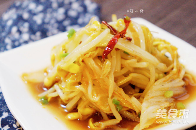 豆芽拌白菜丝的做法步骤:12
