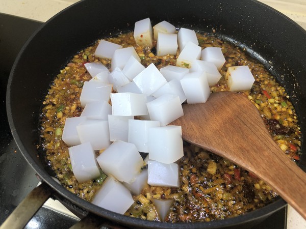 黯然销魂炒凉粉【附豌豆凉粉制作方法】的做法步骤：15