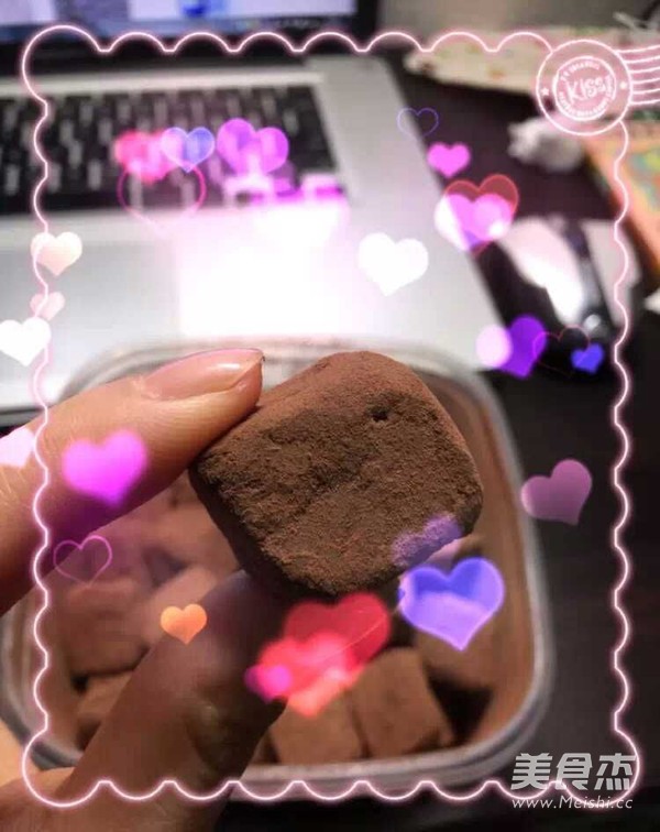 自制生巧克力的做法步骤:10