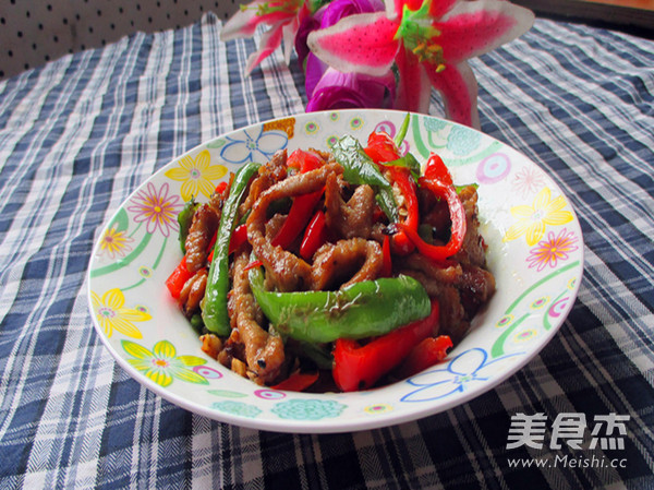辣椒炒肉的做法步骤:14
