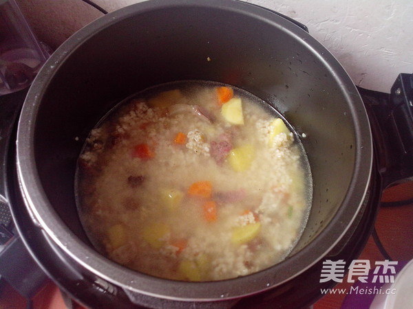 腊肉土豆糯米饭的做法步骤:15