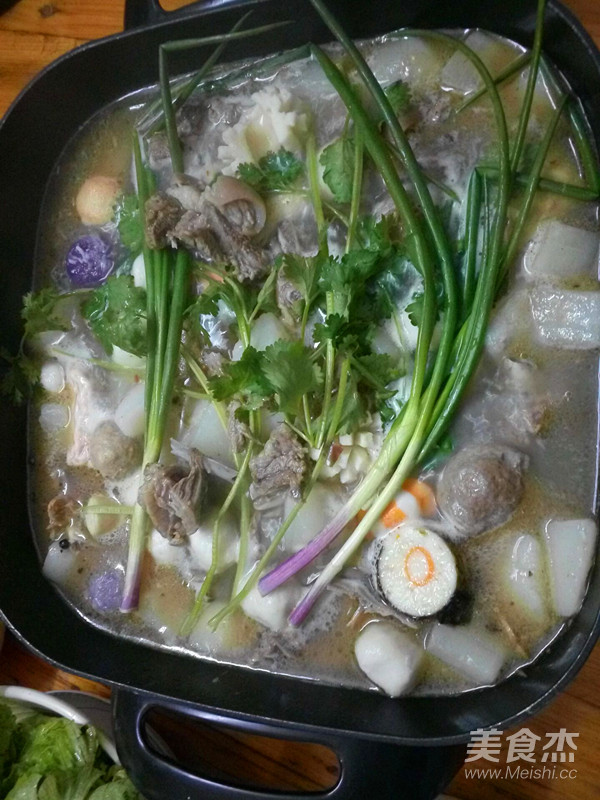 羊肉火锅的做法步骤:13