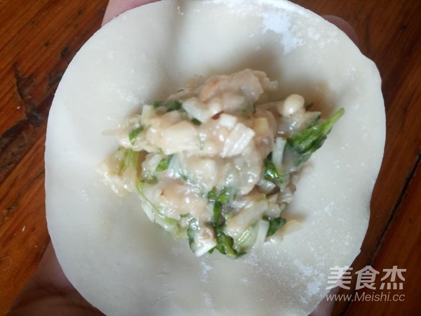芹菜菌菇蒸饺的做法步骤：5
