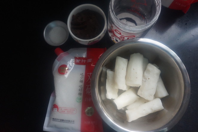 糯叽叽弹牙の山药饼，低卡低脂又养生的做法步骤：1