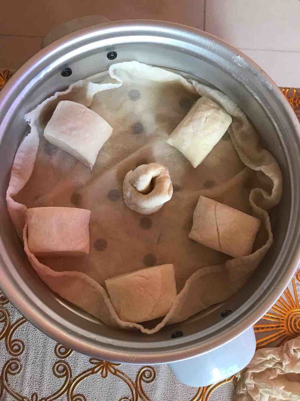 自制香软可口的包子馒头的做法步骤:3