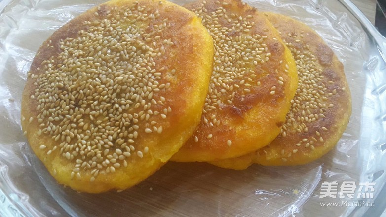 糯米南瓜饼的做法步骤:7