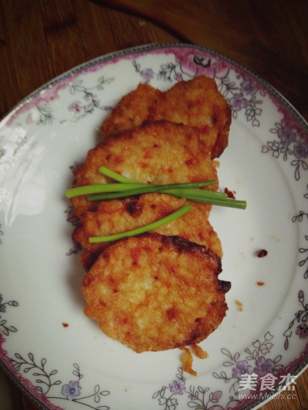香酥鸡蛋米饭饼的做法步骤：6