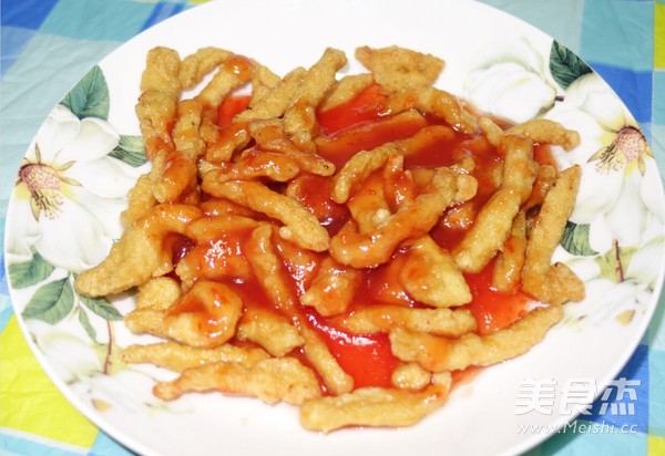 香酥鸡柳的做法步骤:9