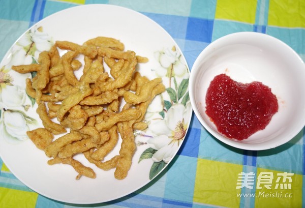 香酥鸡柳的做法步骤:8