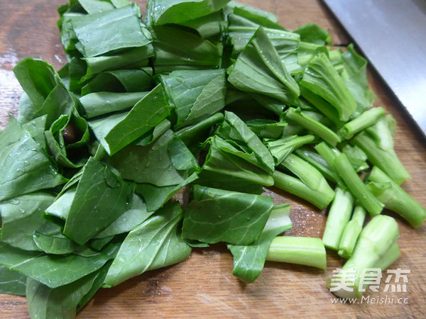 牛肚油菜蕻泡饼的做法步骤：4