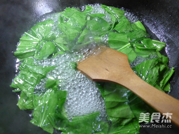 牛肚油菜蕻泡饼的做法步骤：6