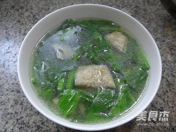 牛肚油菜蕻泡饼的做法步骤：10