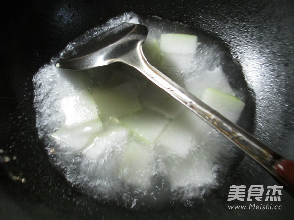 菠菜鸡蛋煮冬瓜的做法步骤：6