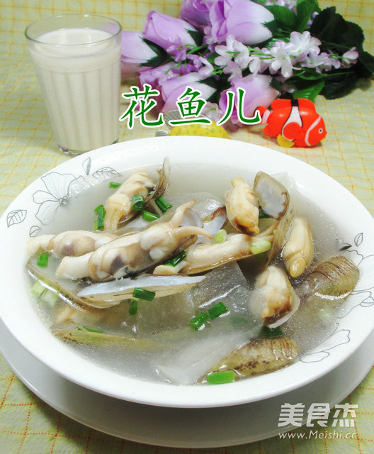 冬瓜蛏子汤的做法步骤:9