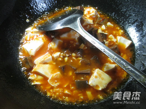 辣味鸭血豆腐羹的做法步骤：10