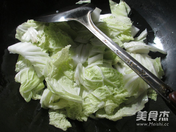莴笋炒白菜的做法步骤:3