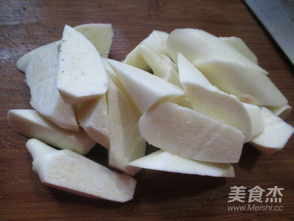 茭白烧冬瓜的做法步骤:3