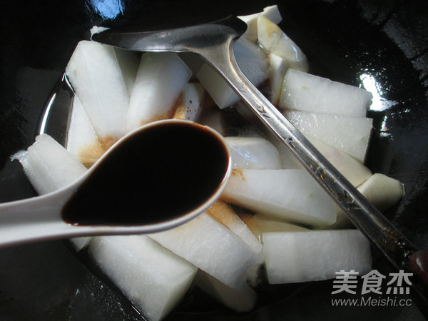 茭白烧冬瓜的做法步骤:6