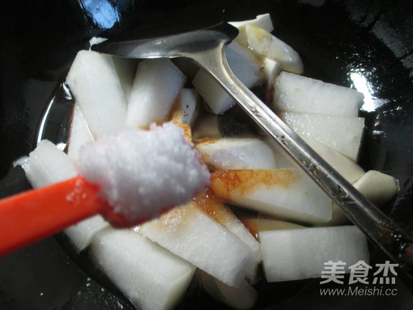 茭白烧冬瓜的做法步骤:8