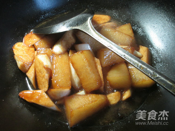 茭白烧冬瓜的做法步骤:10