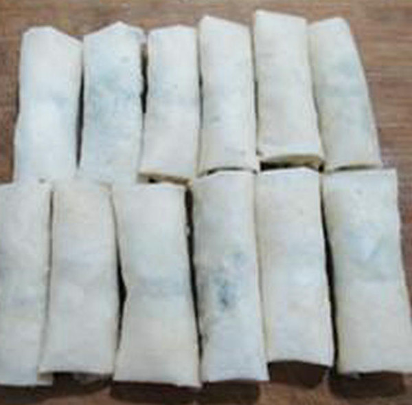 香干芹菜叶春卷的做法步骤:11